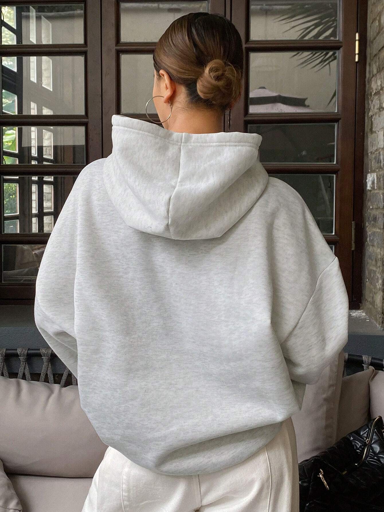 Oversized Hooded Sweatshirt – Casual Cozy Pullover