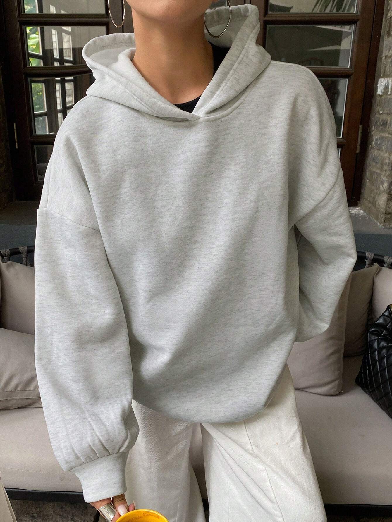 Oversized Hooded Sweatshirt – Casual Cozy Pullover