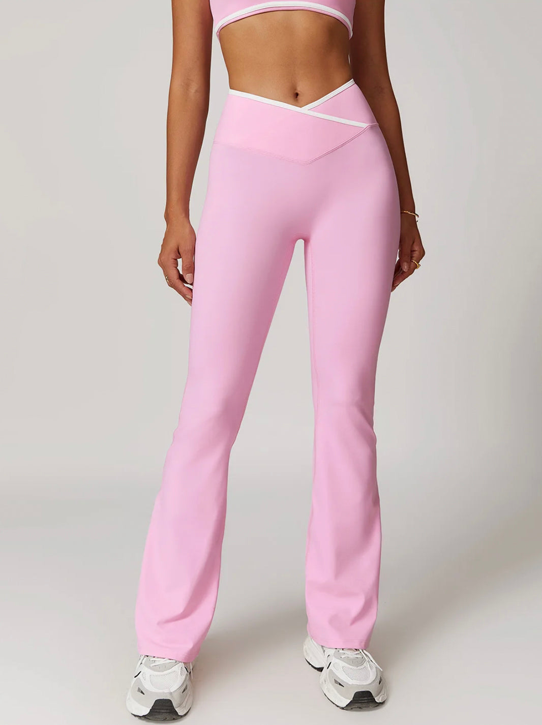 Black High Waist Wide-Leg Trousers - Women's Casual Yoga and Lounge Pants