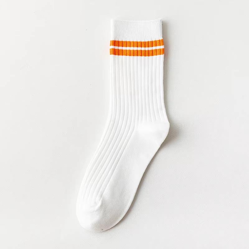 1 Pair Colourful Striped Socks