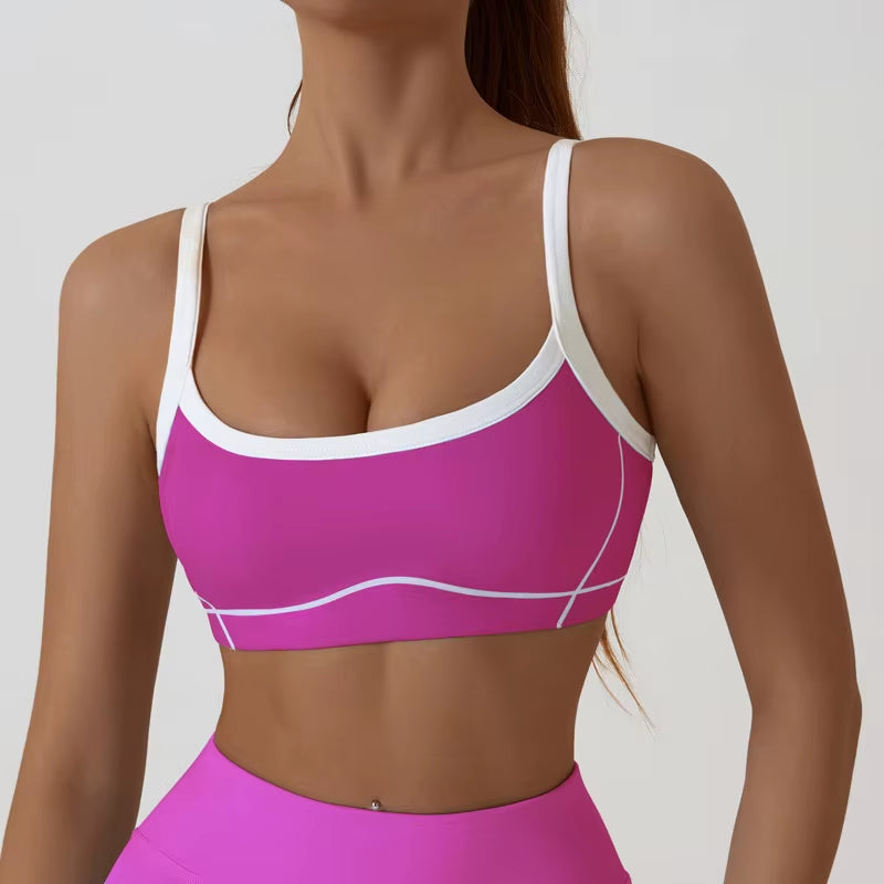 High-Support Sports Bra – Push-Up, Padded & Seamless