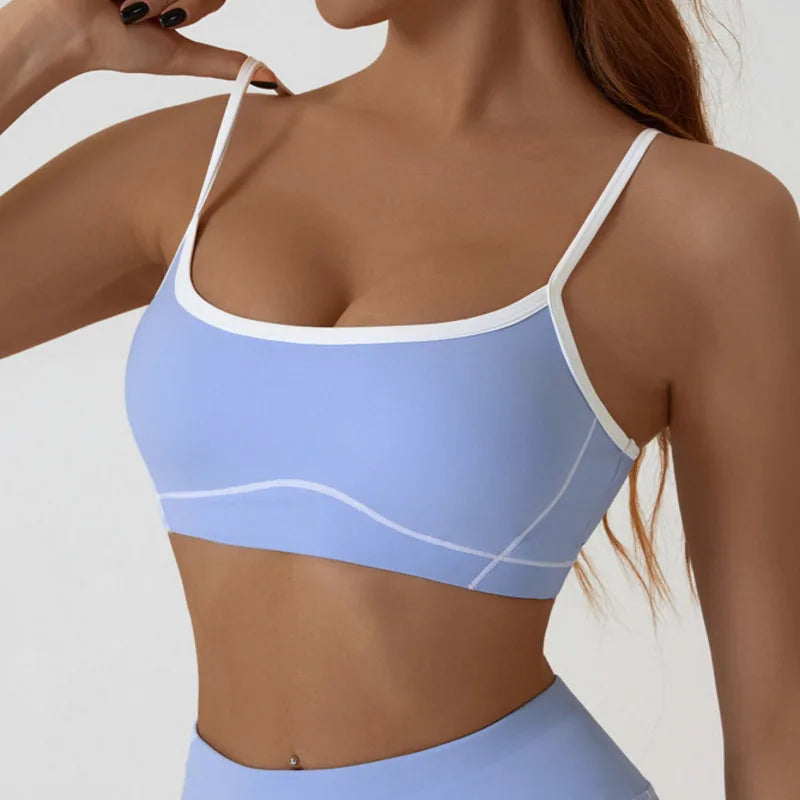 High-Support Sports Bra – Push-Up, Padded & Seamless