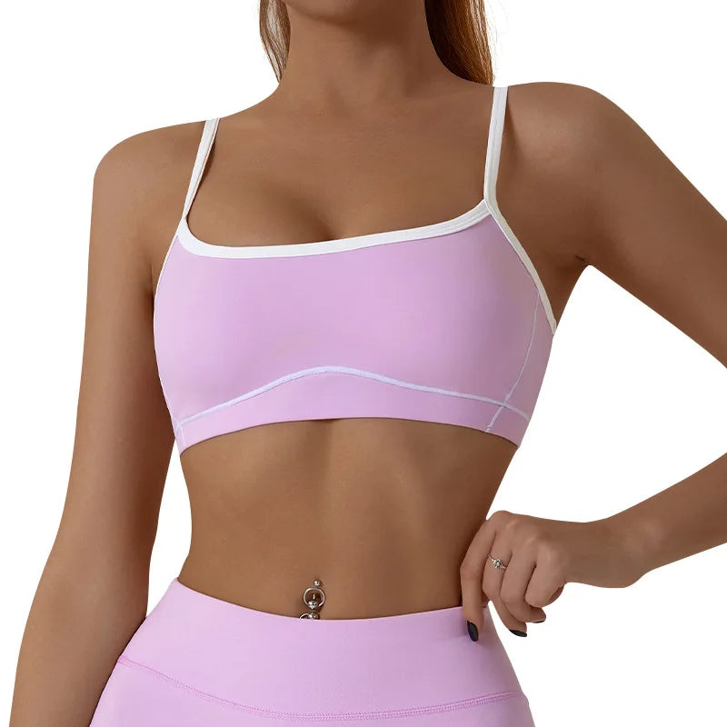 High-Support Sports Bra – Push-Up, Padded & Seamless