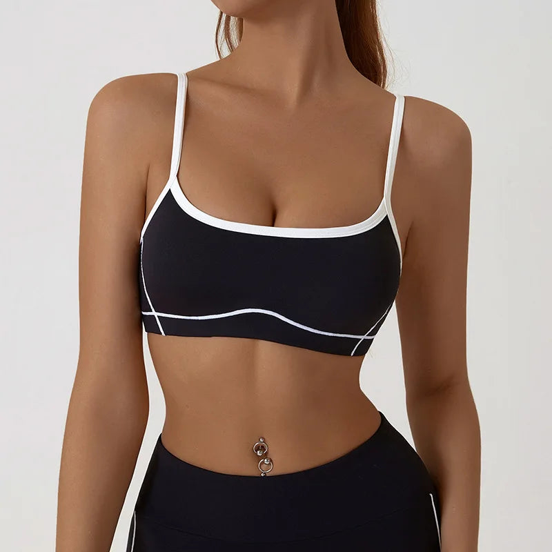 High-Support Sports Bra – Push-Up, Padded & Seamless