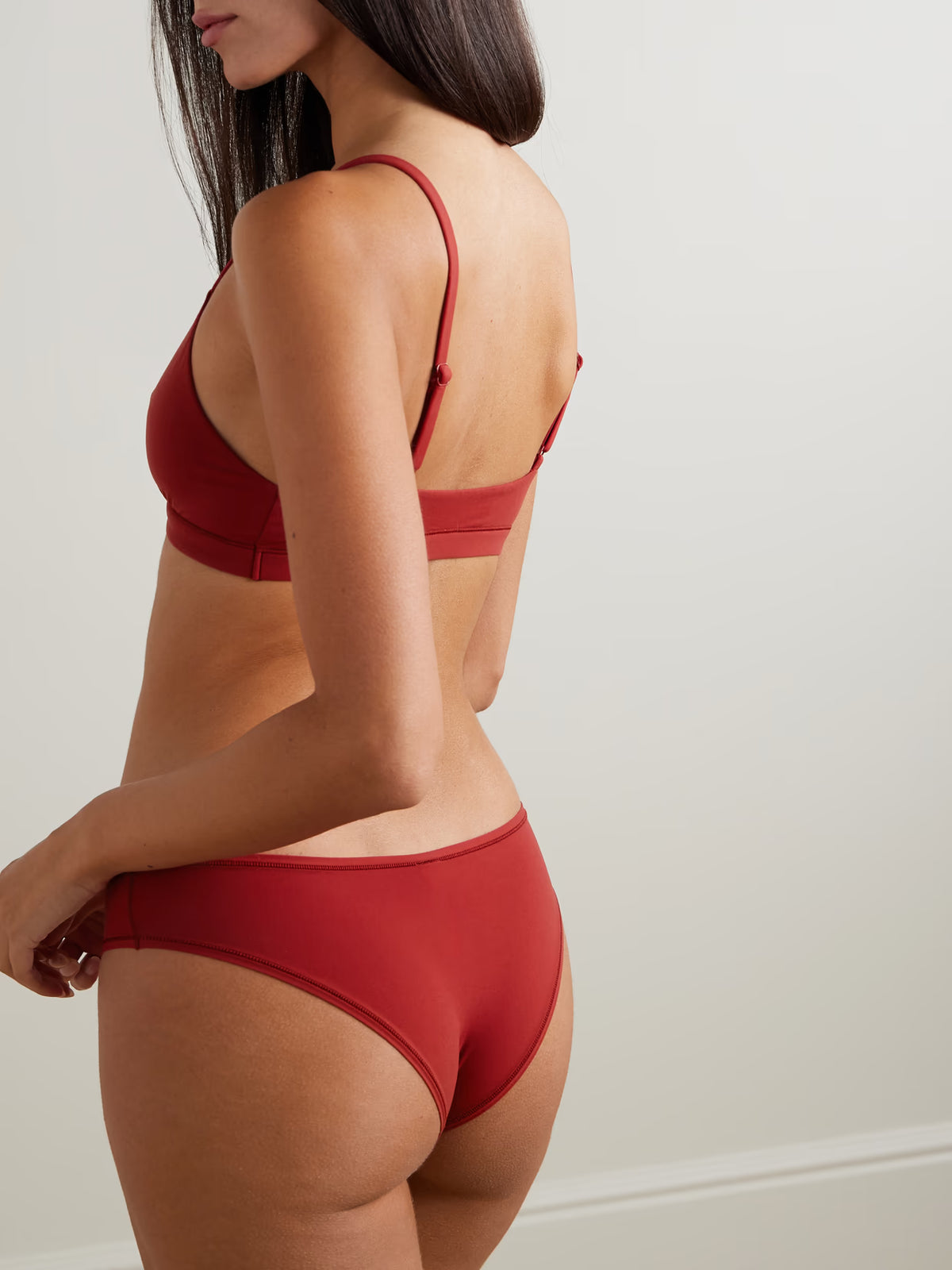 SKIMS - Fits Everybody Triangle Bralette - Brick