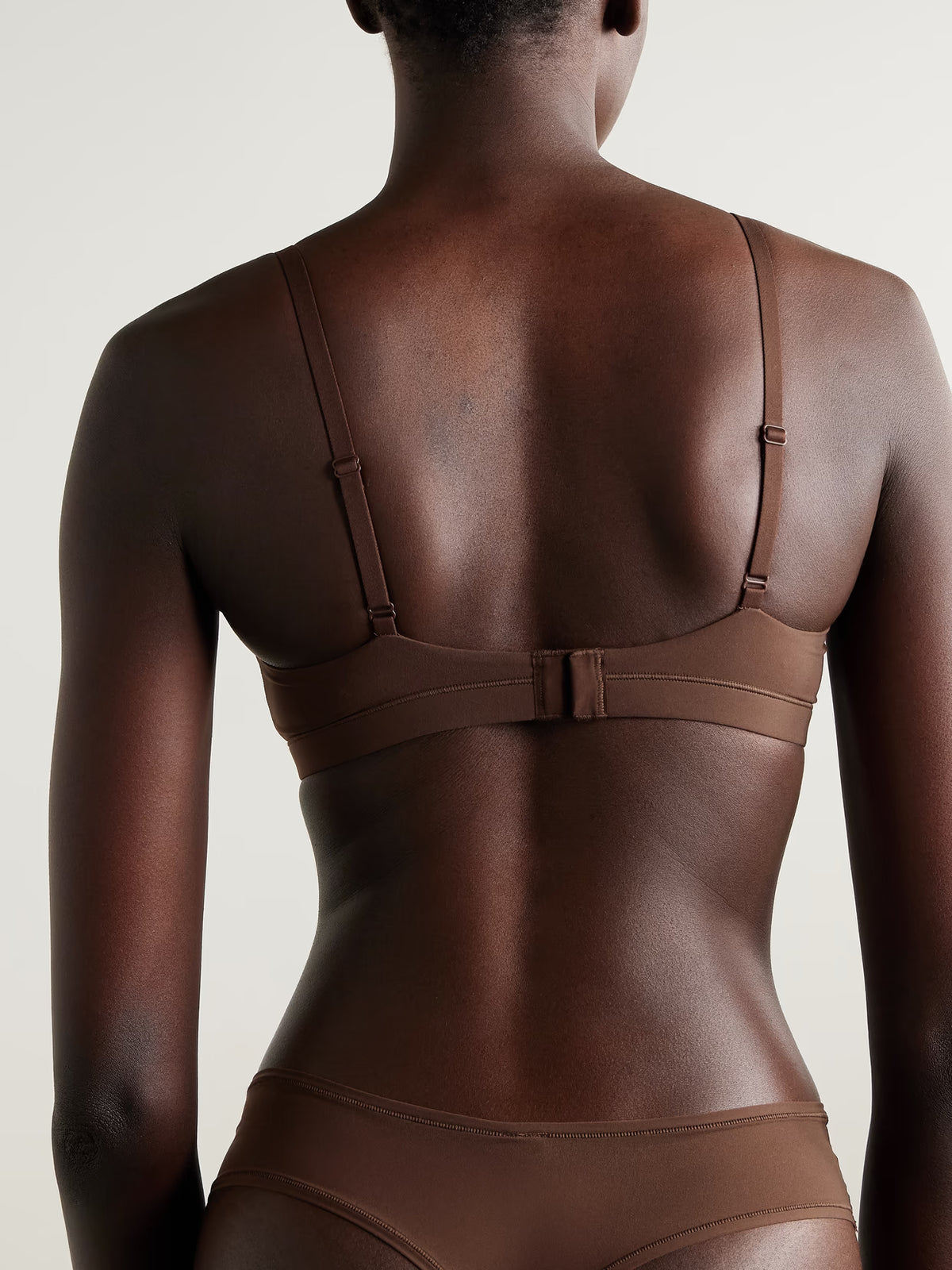 SKIMS - Fits Everybody Crossover Bralette - Cocoa