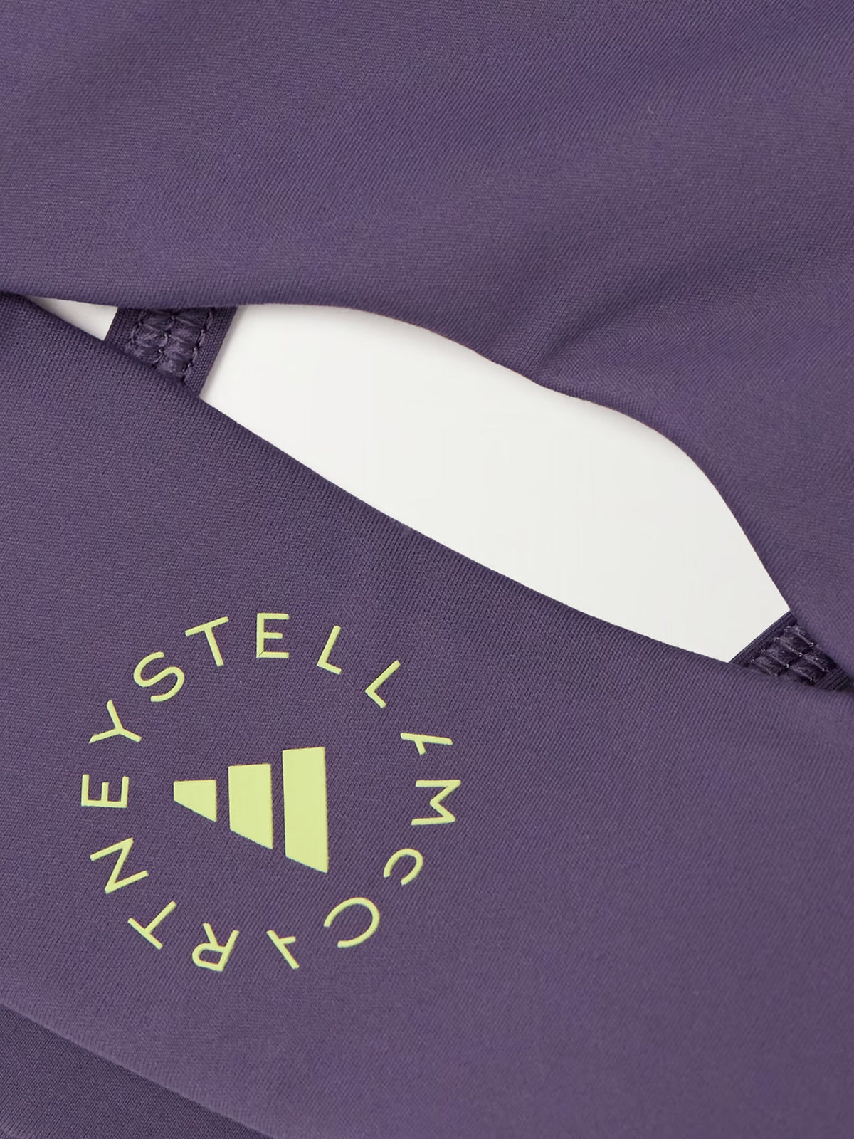 adidas by Stella McCartney - Truestrength Printed Stretch Recycled Sports Bra - Purple