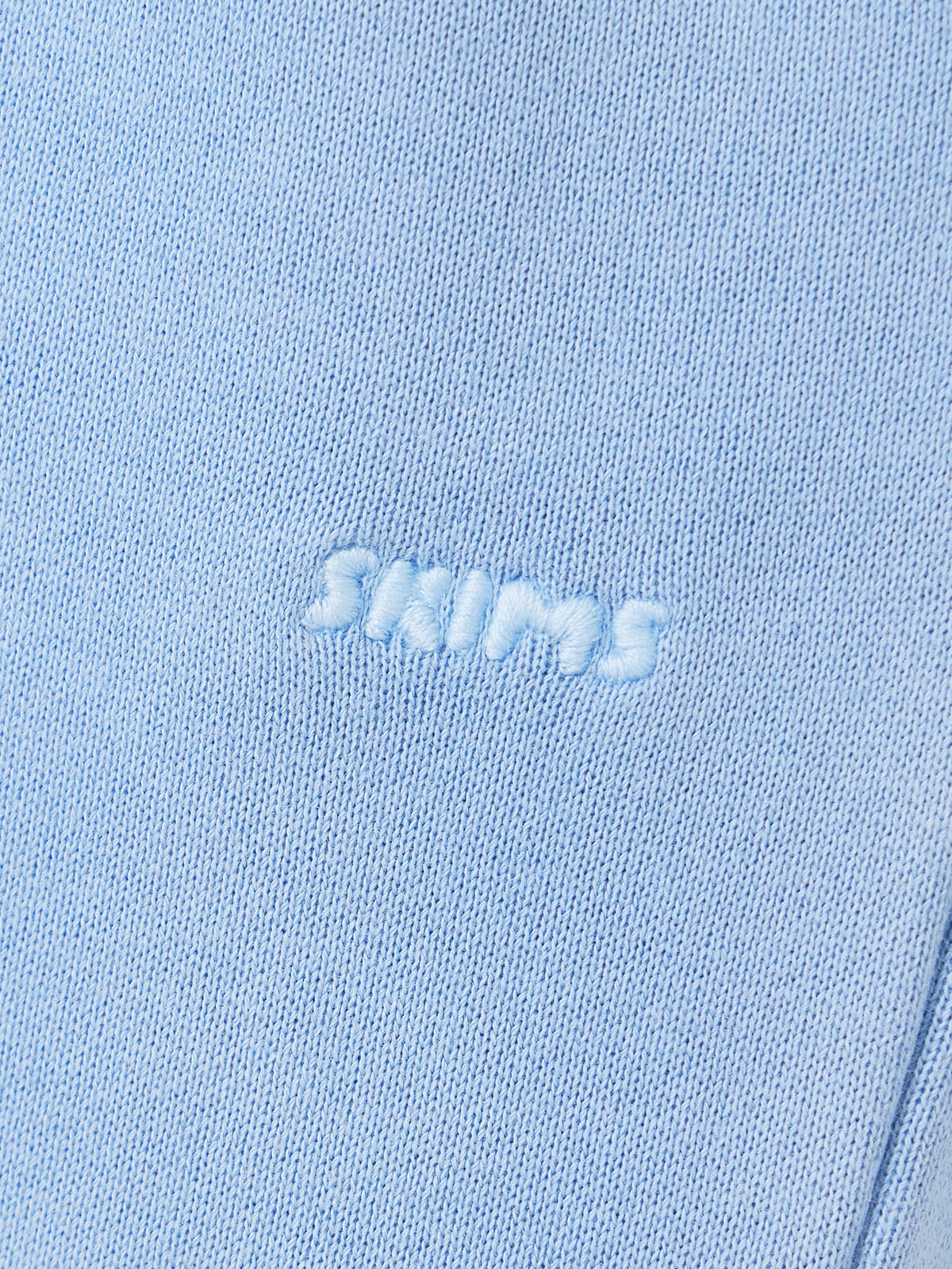 SKIMS - French Terry Low Rise Straight Leg Pants - Blue Bell