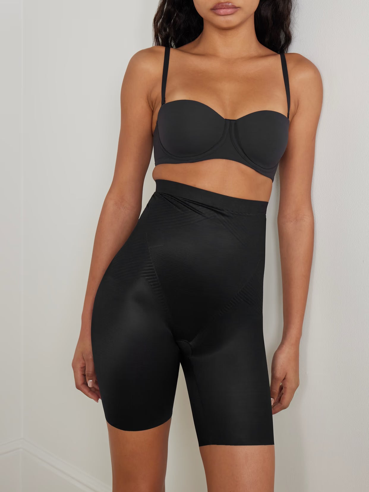 Spanx - Spanxshape Invisible High-rise Shorts - Black