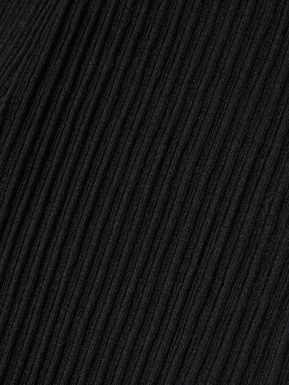 SKIMS - Ribbed-knit Wide-leg Pants - Onyx