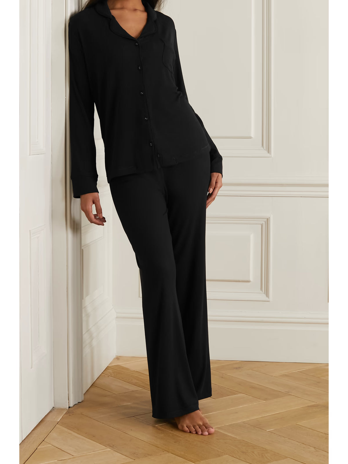SKIMS - Soft Lounge Rib Sleep Set - Onyx