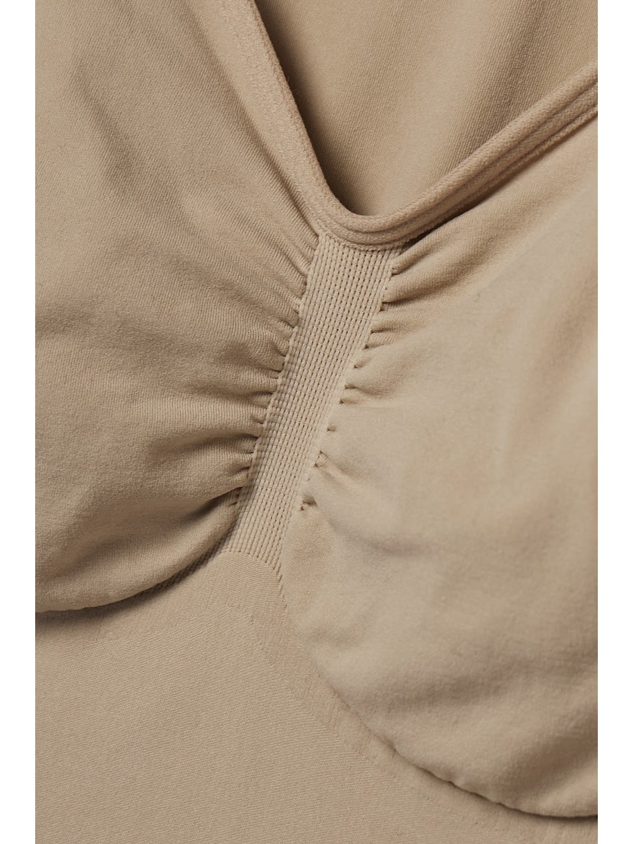 SKIMS - Seamless Sculpt Long Sleeve Thong Bodysuit - Clay