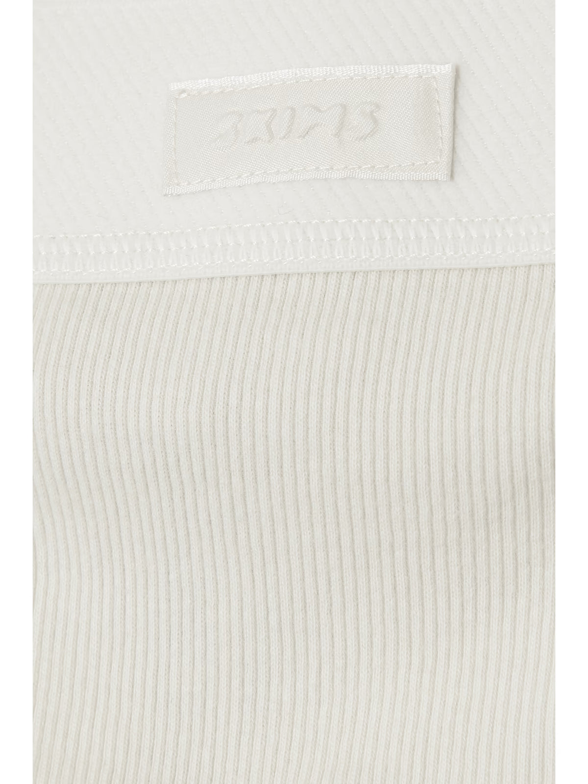 SKIMS - Cotton Collection Ribbed Cotton-blend Jersey Thong - Bone