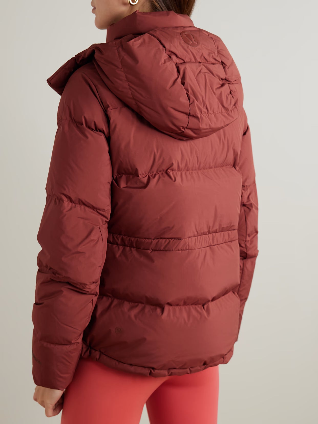 lululemon - Wunder Puff Hooded Quilted Glyde Down Jacket - Burgundy