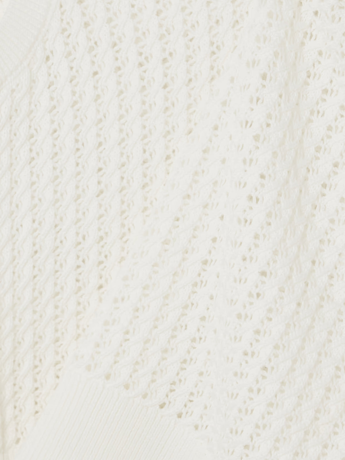 Varley - Ferns Open-knit Cotton Tank - White