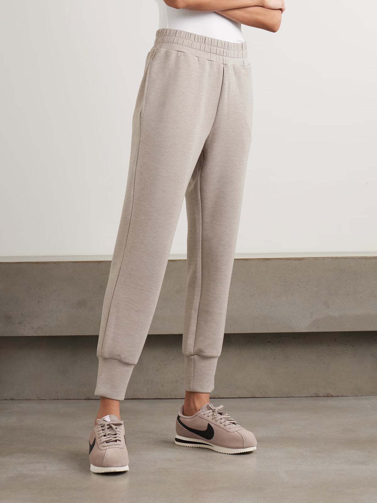Varley - The Slim Cuff Doublesoft Track Pants - Neutrals