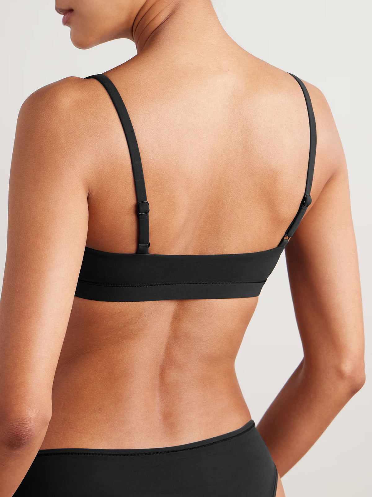 SKIMS - Fits Everybody Scoop Neck Bralette - Onyx