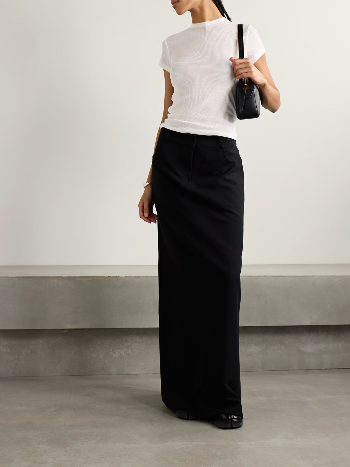 SKIMS - Sheer Stretch-jersey T-shirt - Snow