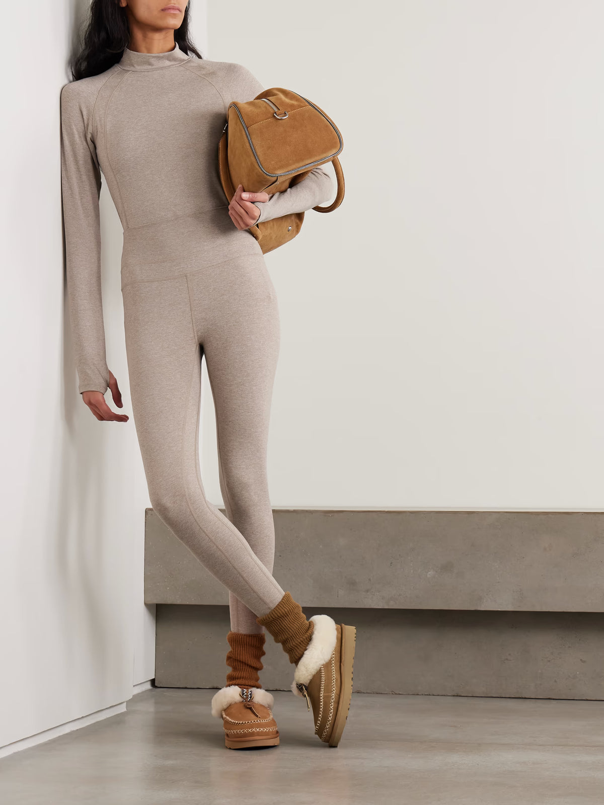 Varley - Always Warm Stretch-jersey Top - Brown