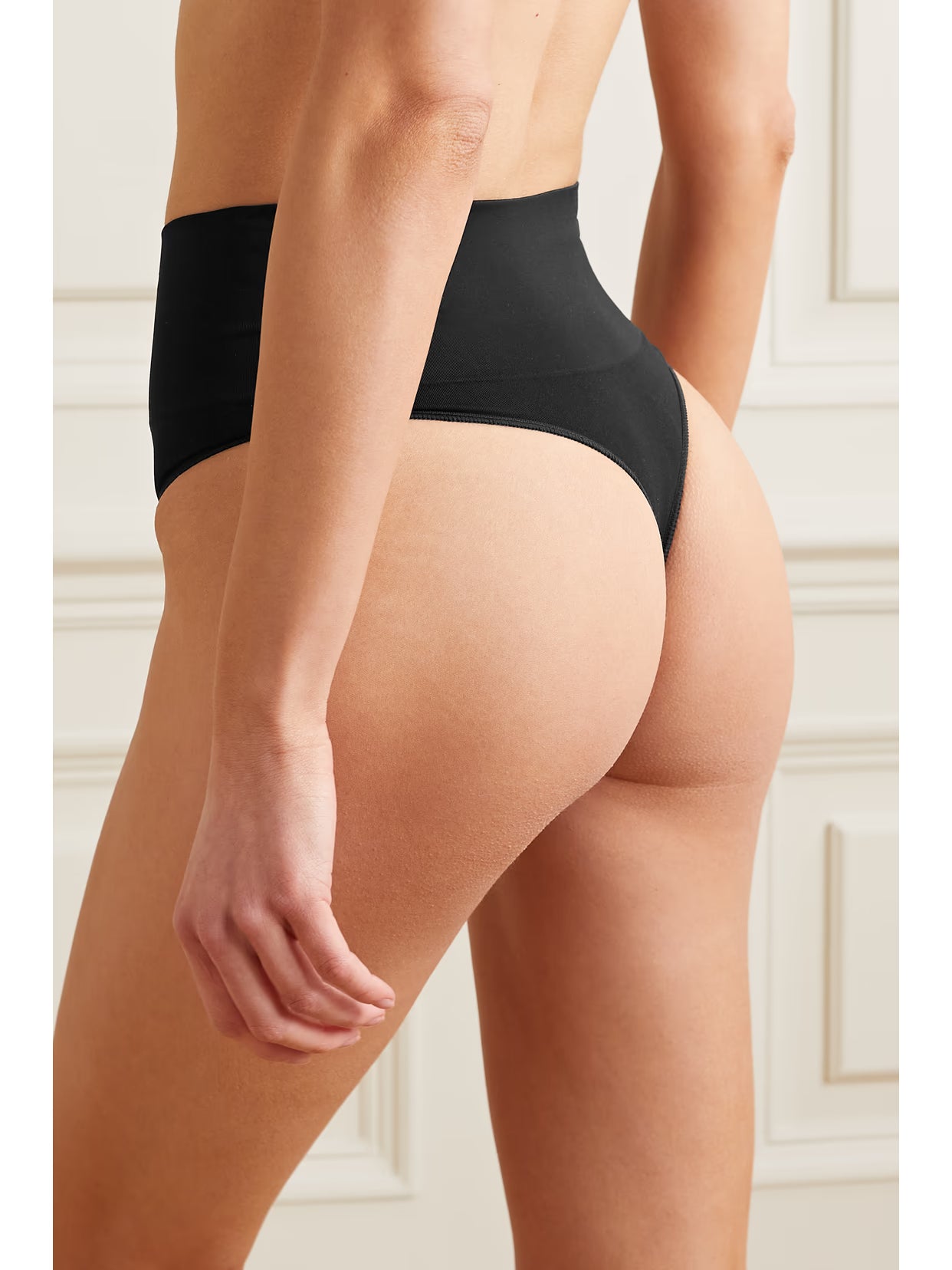 Spanx - Spanxshape Extraordinary Stretch Thong - Black