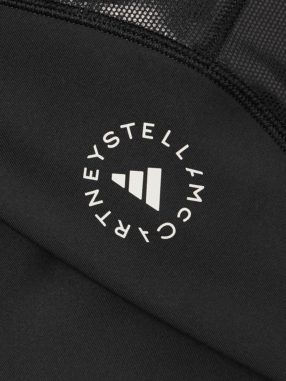 adidas by Stella McCartney - Printed Recycled Sports Bra - Black