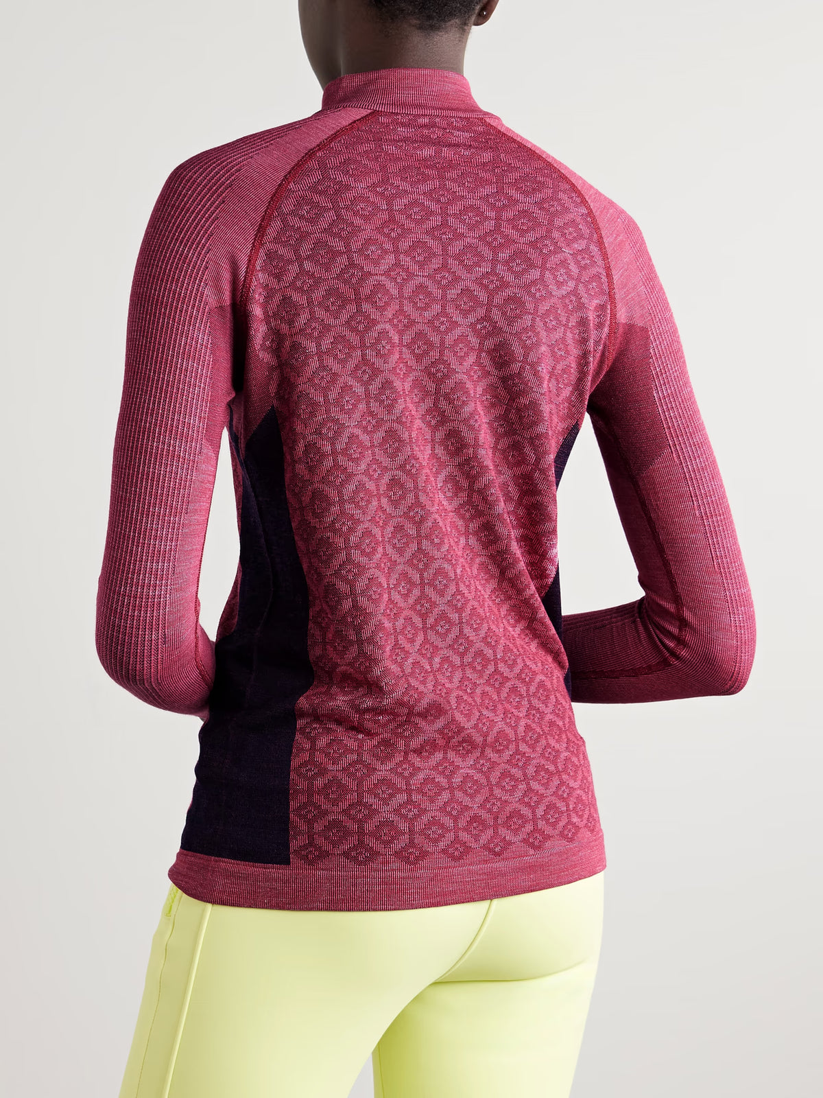 FALKE Ergonomic Sport System - Jacquard-knit Top - Red