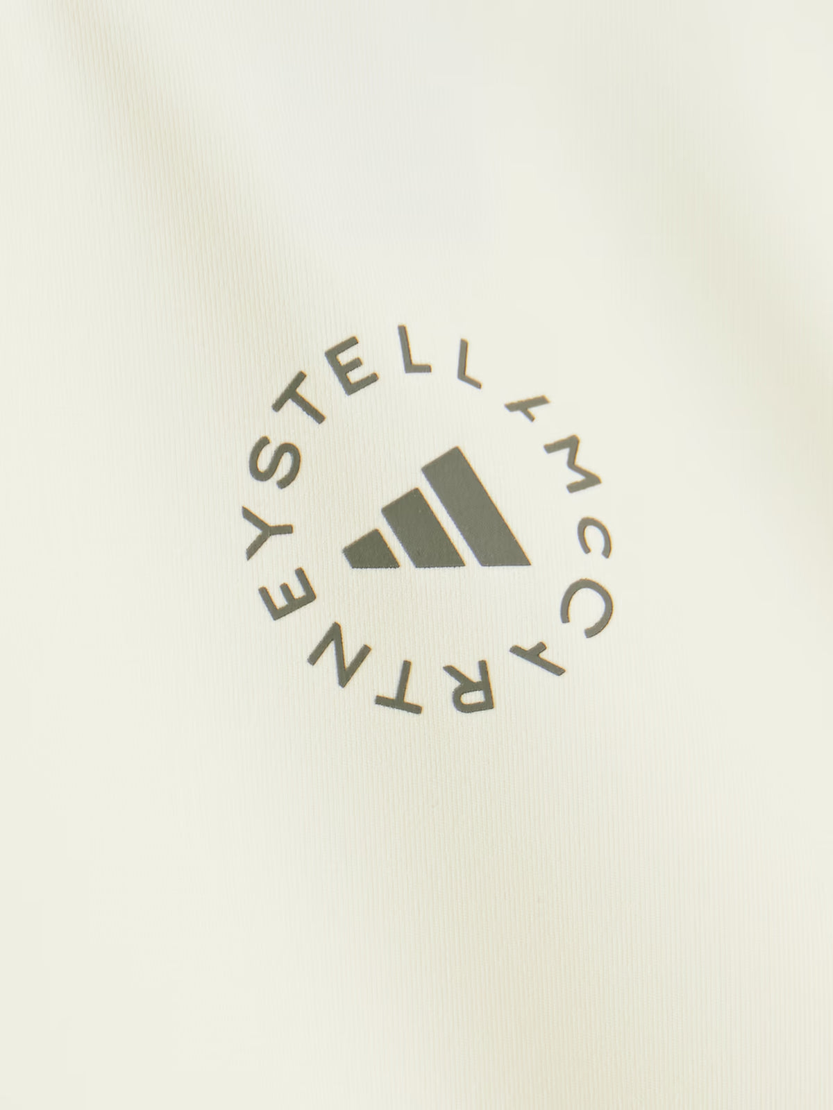 adidas by Stella McCartney - Truepurpose Cropped Printed Stretch Recycled Top - Ivory