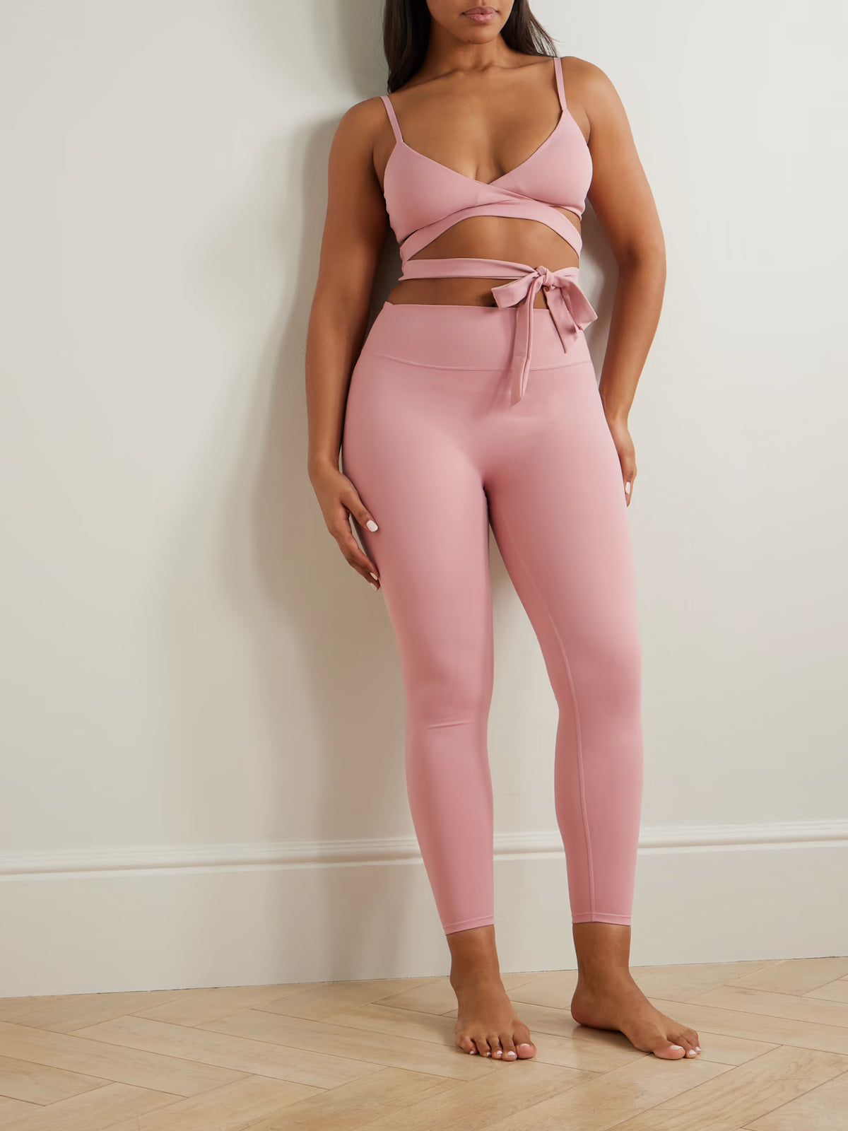 SKIMS - + Nike Wrap Front Bra - Himalayan