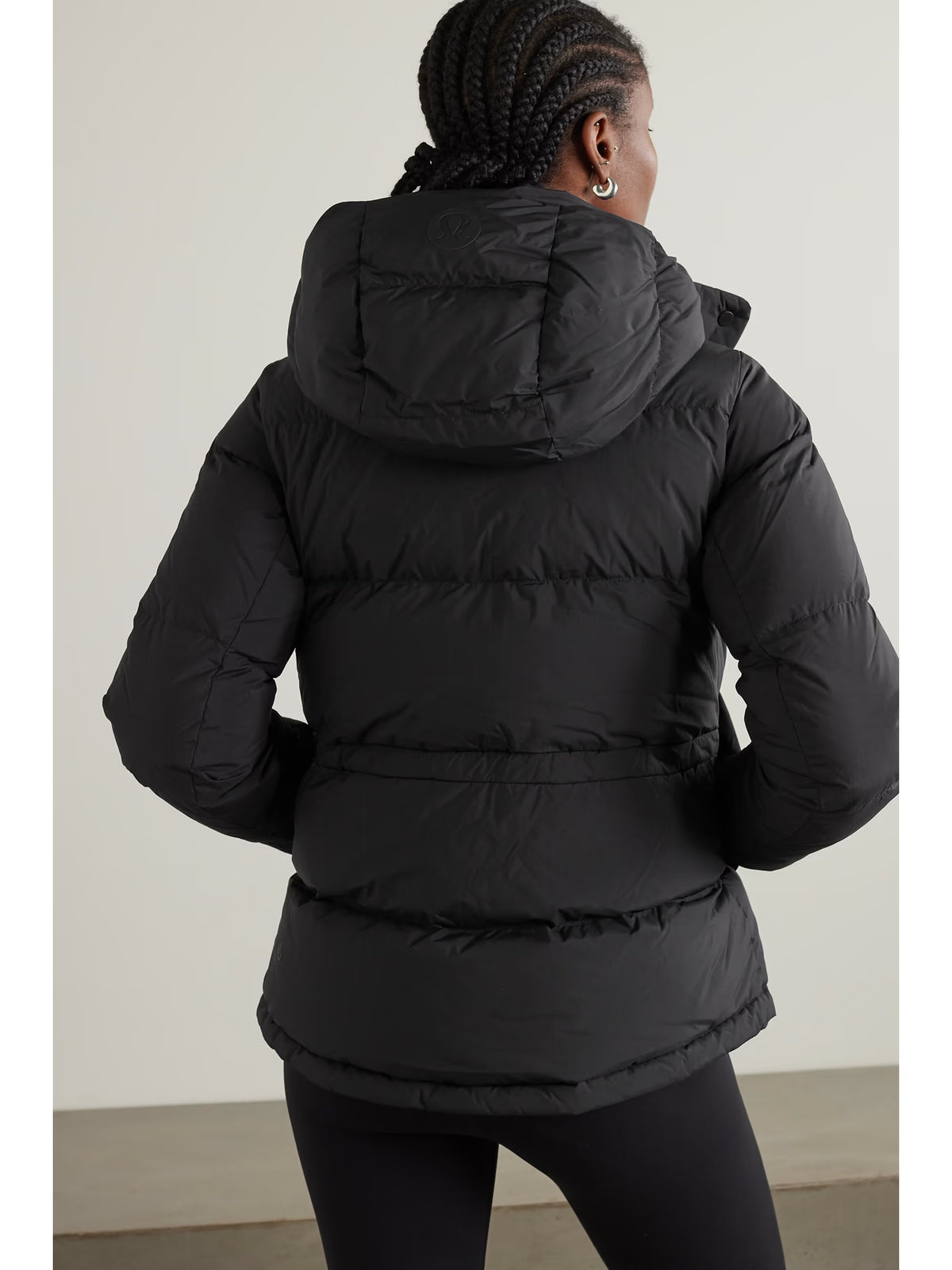 lululemon - Wunder Puff Hooded Quilted Glyde Down Jacket - Black