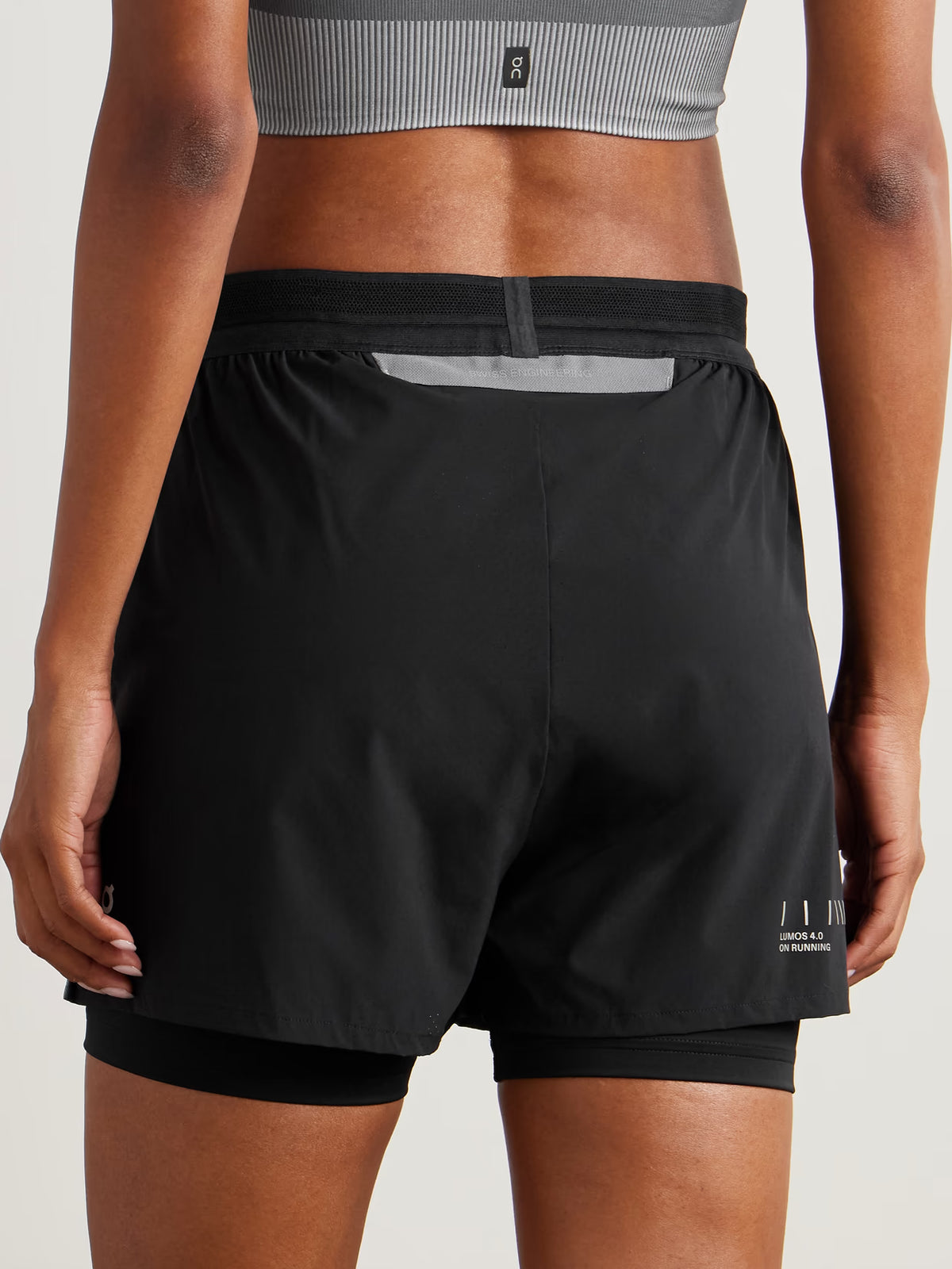 ON - Lumos Performance Layered Recycled-shell Shorts - Gray