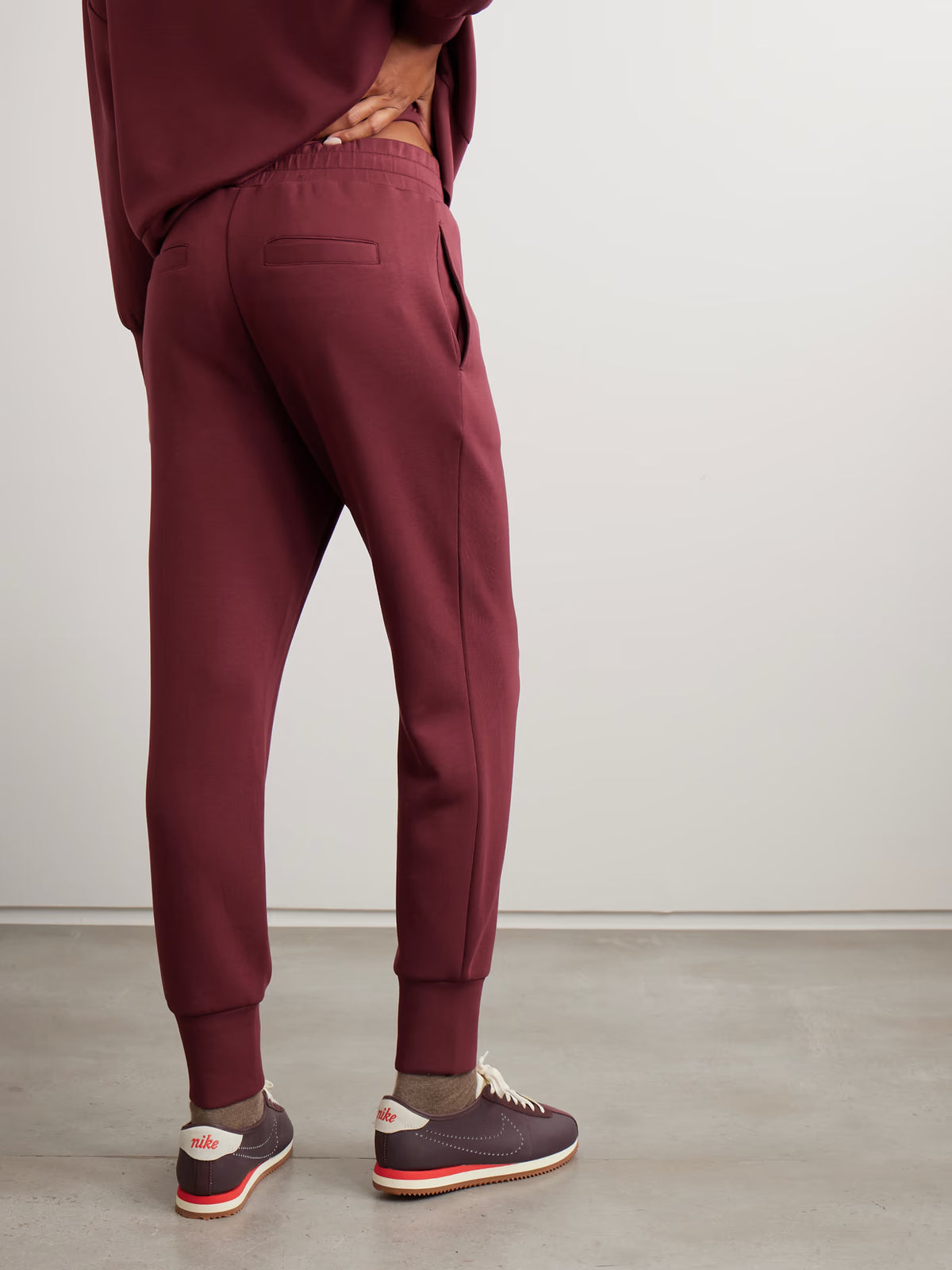Varley - The Slim Cuff Doublesoft Track Pants - Burgundy