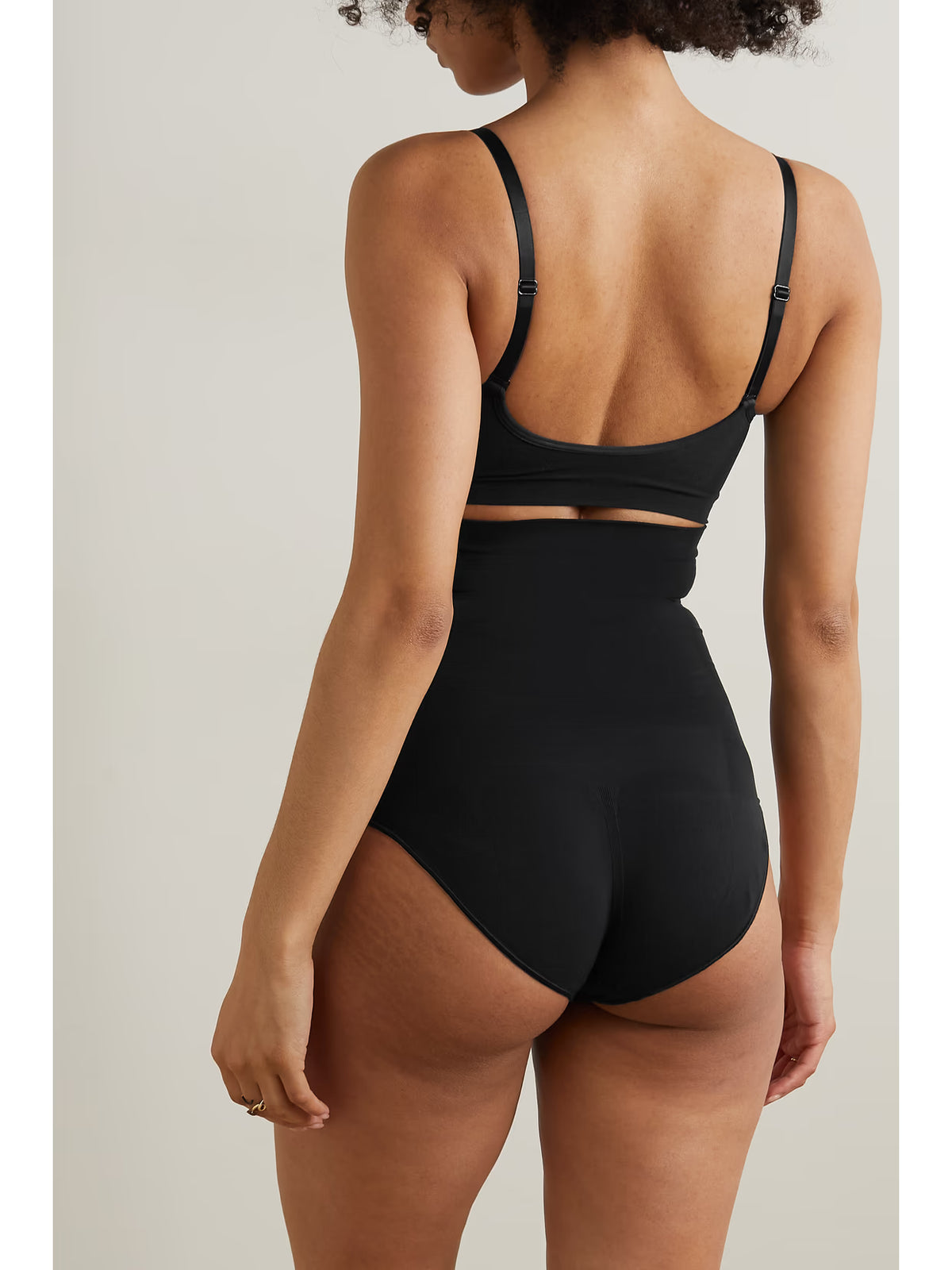 SKIMS - Seamless Sculpt High Waist Brief - Onyx