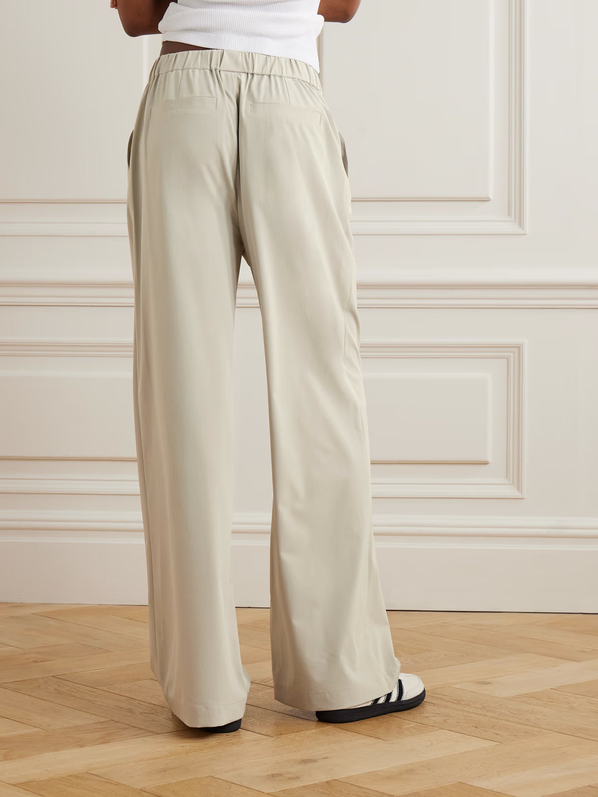 Varley - Kayson Pleated Stretch Recycled Wide-leg Pants - Green