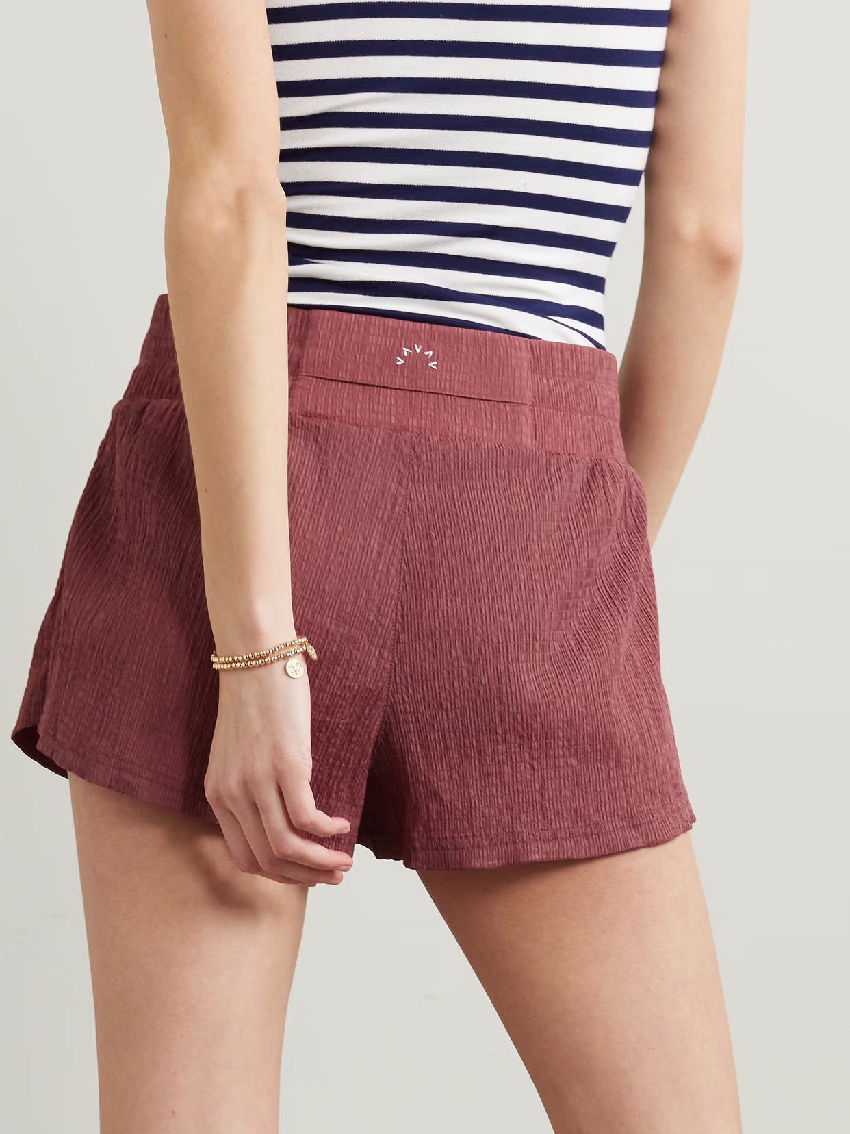 Varley - Cala Plissé-shell Shorts - Burgundy