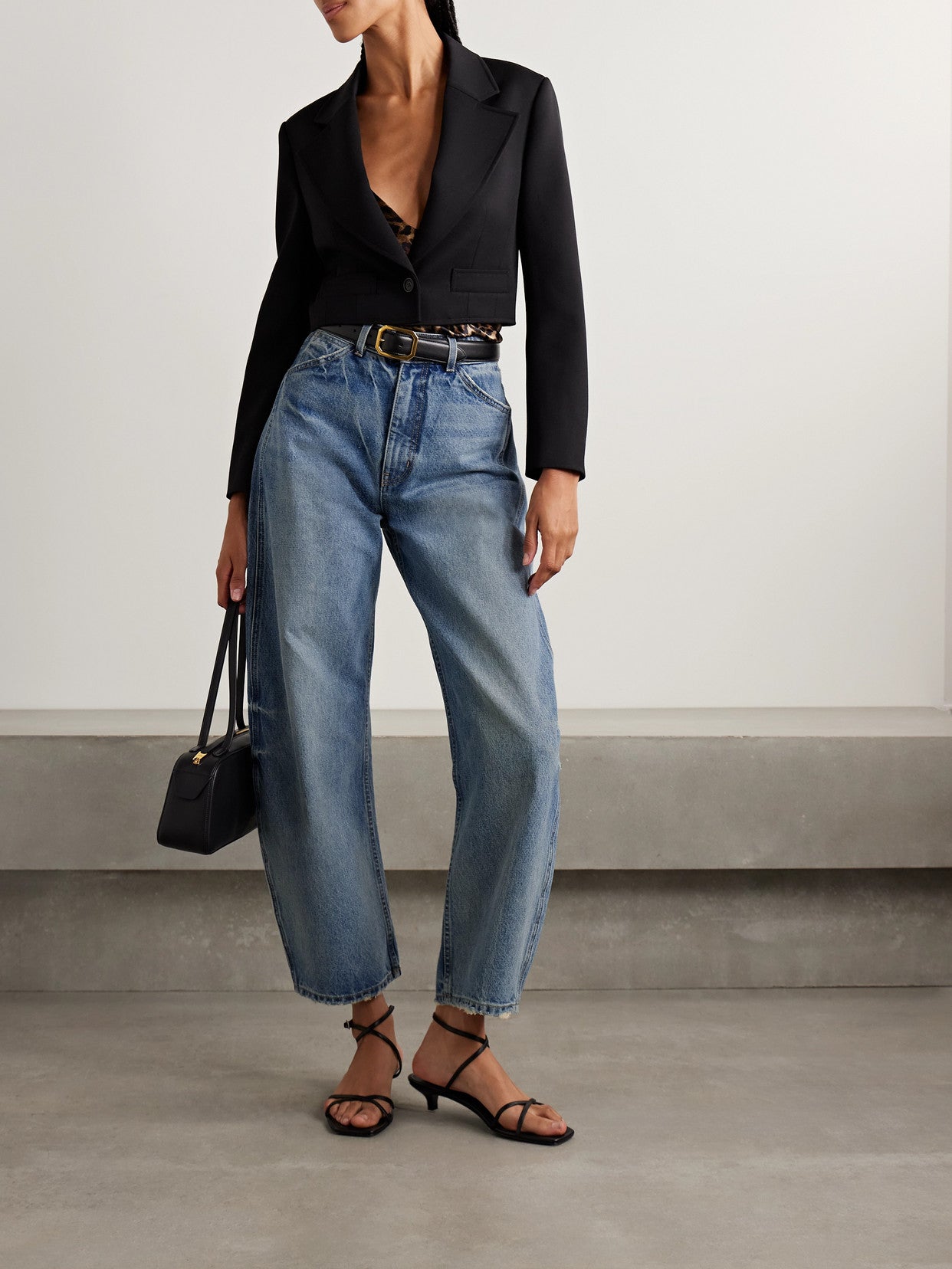 Nili Lotan - Otis Mid-rise Barrel-leg Jeans - Blue