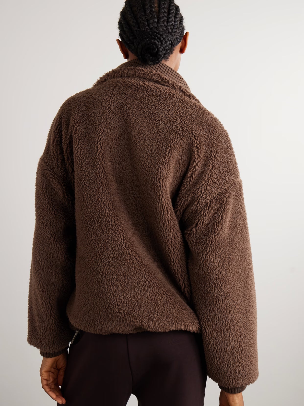 Varley - Lowell Doublesoft-trimmed Fleece Jacket - Brown