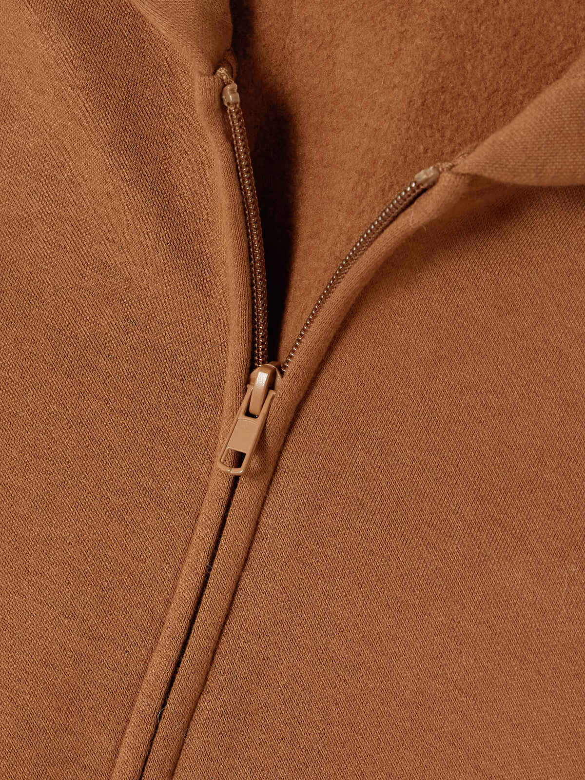 SKIMS - Classic Zip Up Hoodie - Bison