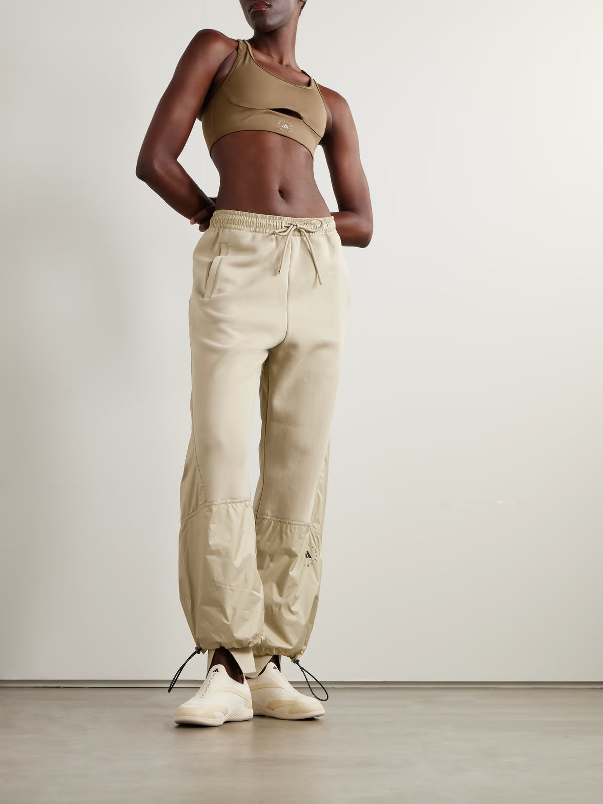 adidas by Stella McCartney - Truestrength Stretch Recycled-jersey Sports Bra - Brown