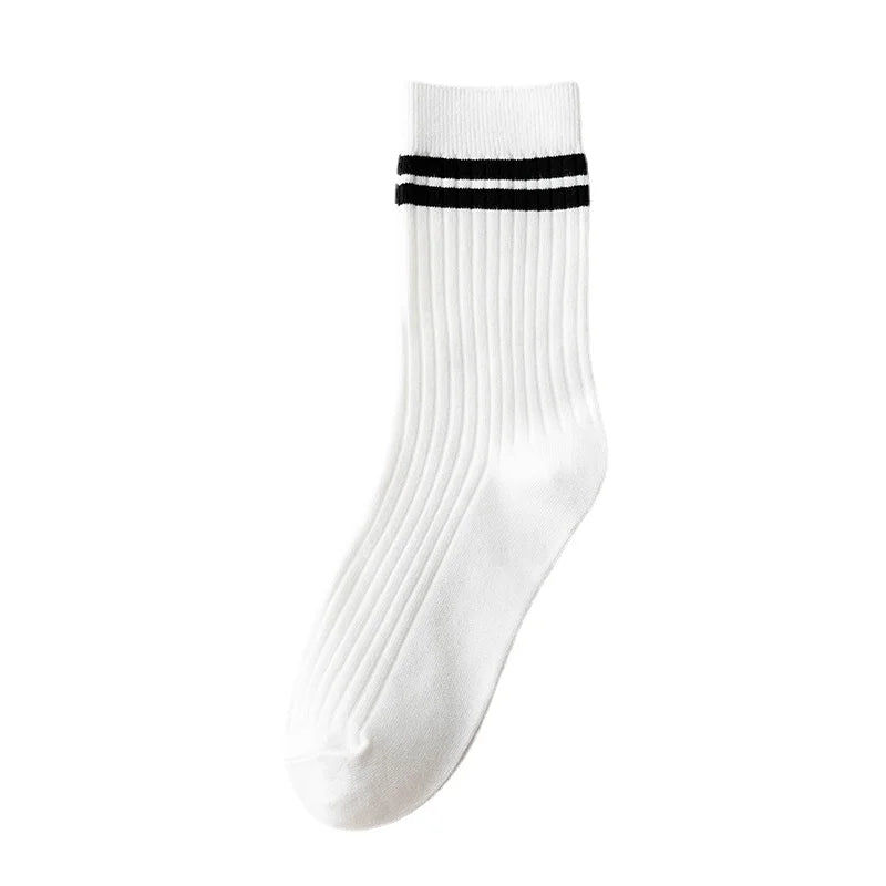 1 Pair  Colourful Striped Socks