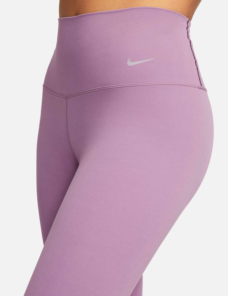 Nike Zenvy High Waisted 7/8 Leggings - Violet Dust/White