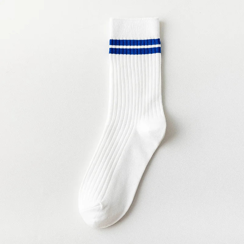 1 Pair  Colourful Striped Socks