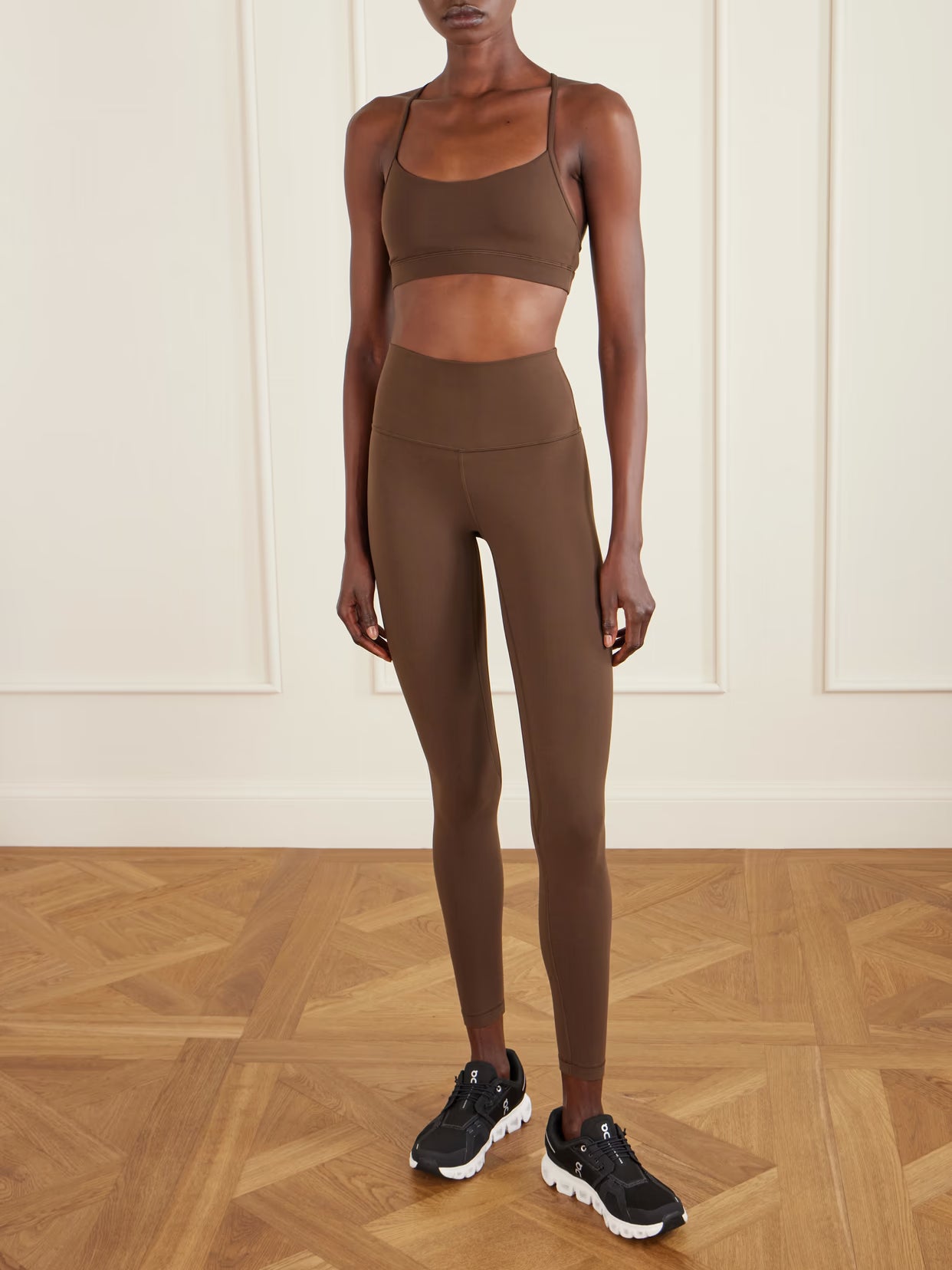 lululemon - Flow Y Nulu Sports Bra - Brown