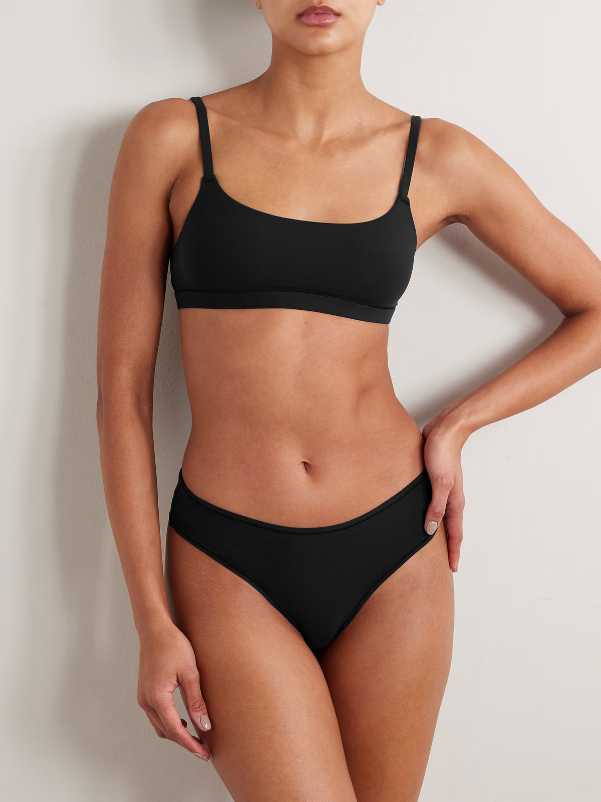 SKIMS - Fits Everybody Scoop Neck Bralette - Onyx