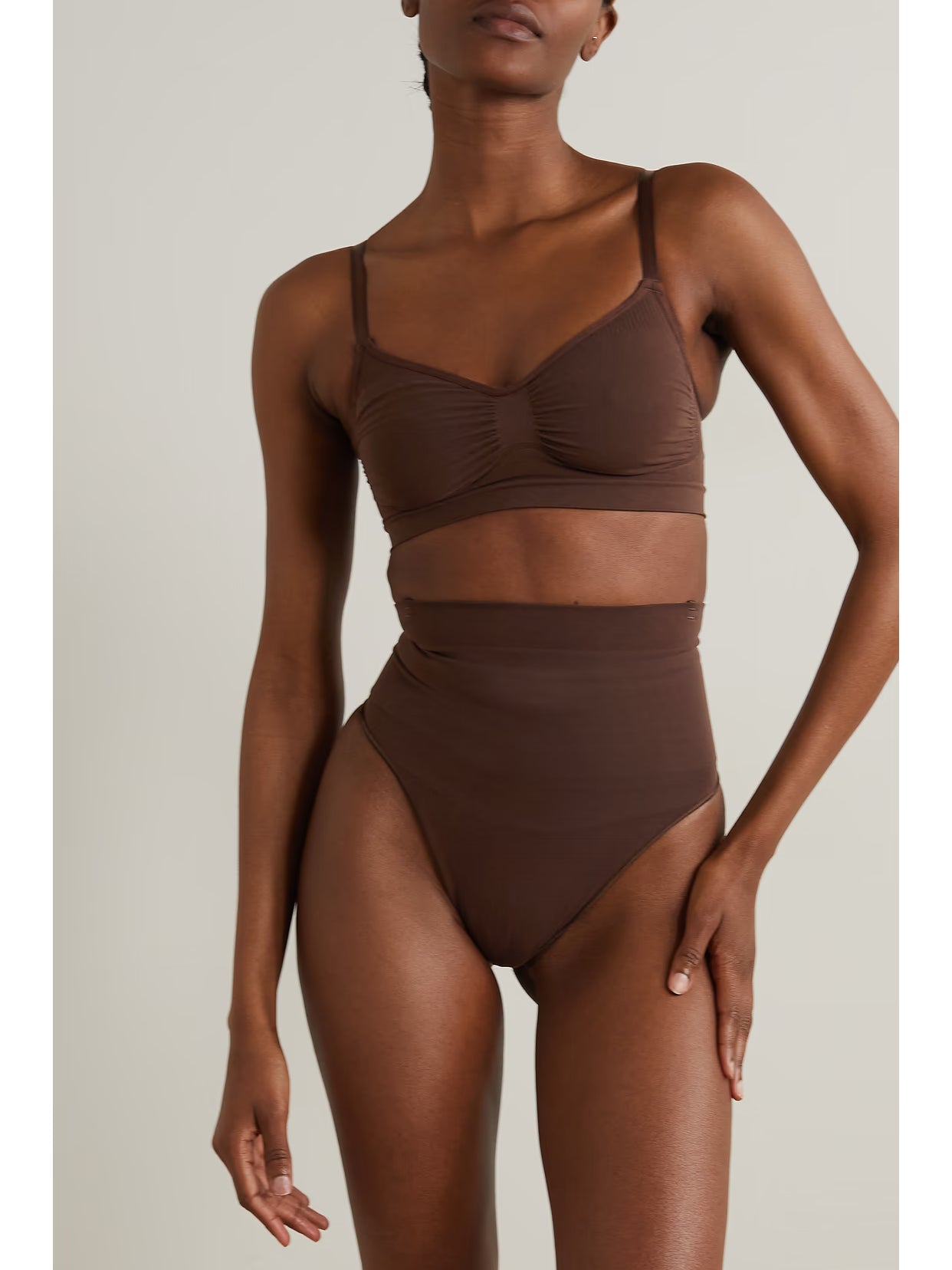 SKIMS - Seamless Sculpt Bralette - Cocoa