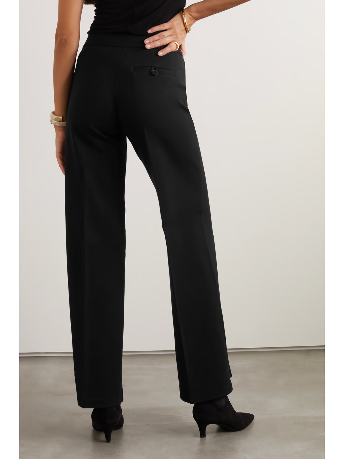 Spanx - Spanxsupersmooth Perfectfit Stretch-ponte Wide-leg Pants - Black