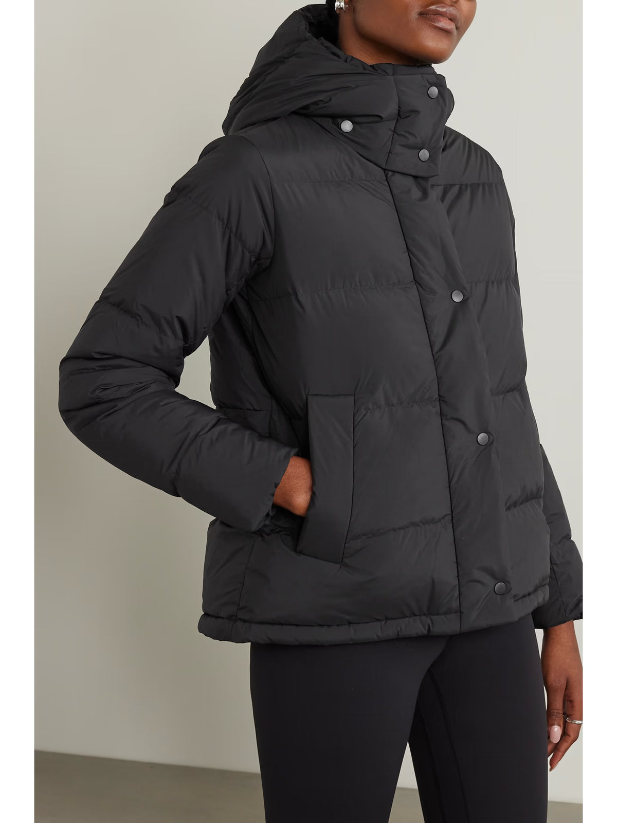 lululemon - Wunder Puff Hooded Quilted Glyde Down Jacket - Black