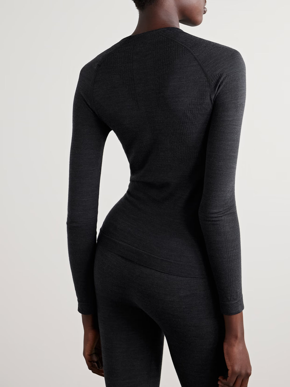 FALKE Ergonomic Sport System - Wool-blend Top - Black