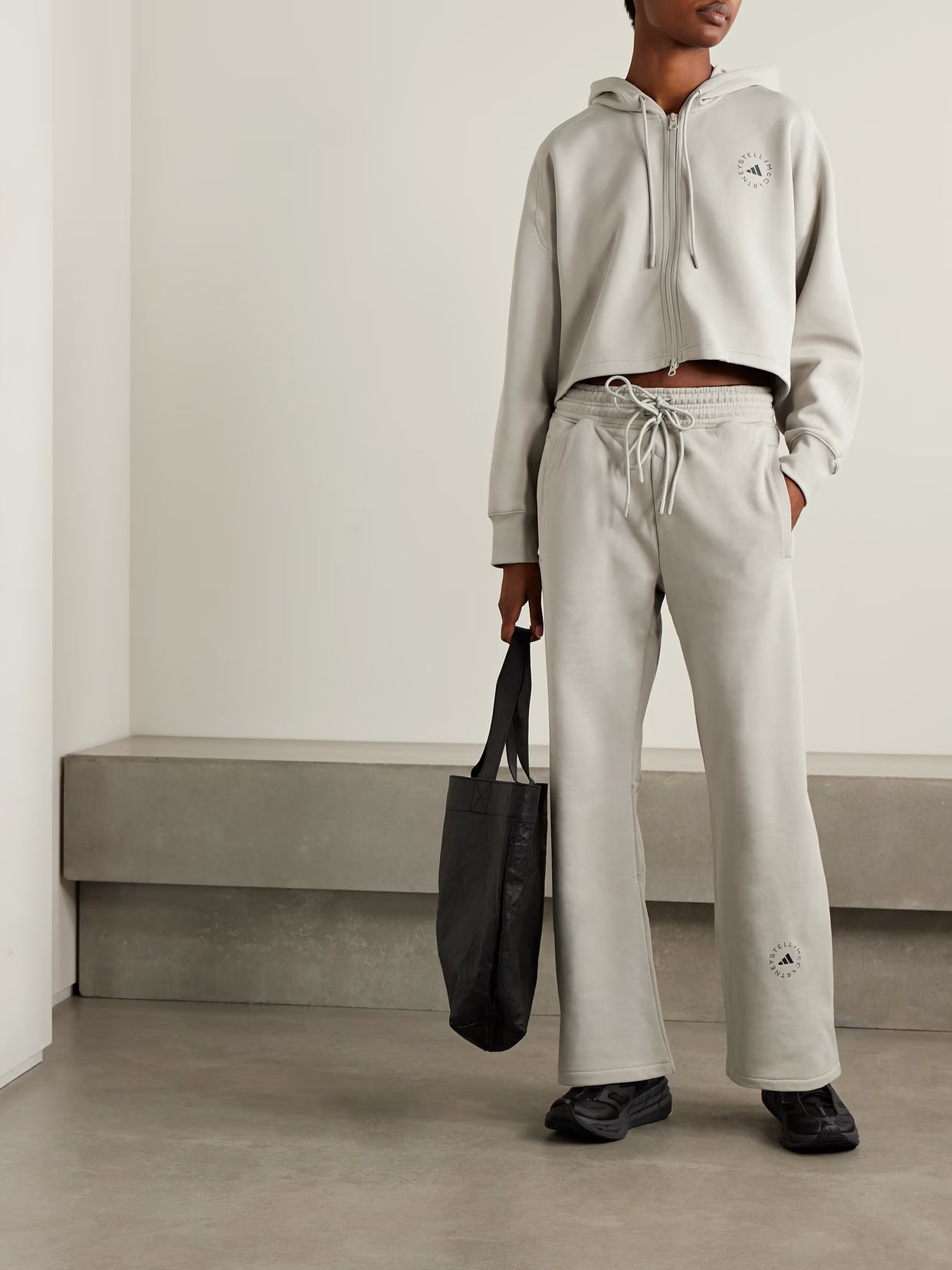 adidas by Stella McCartney - Organic Cotton-jersey Track Pants - Green