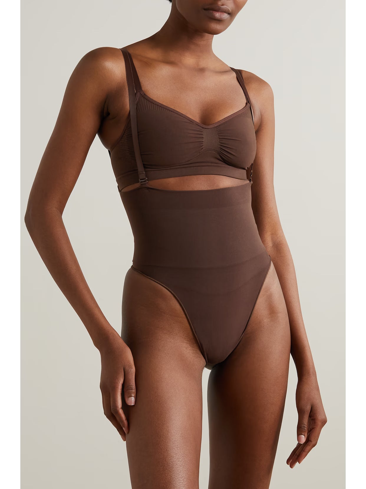 SKIMS - Core Control Thong - Cocoa