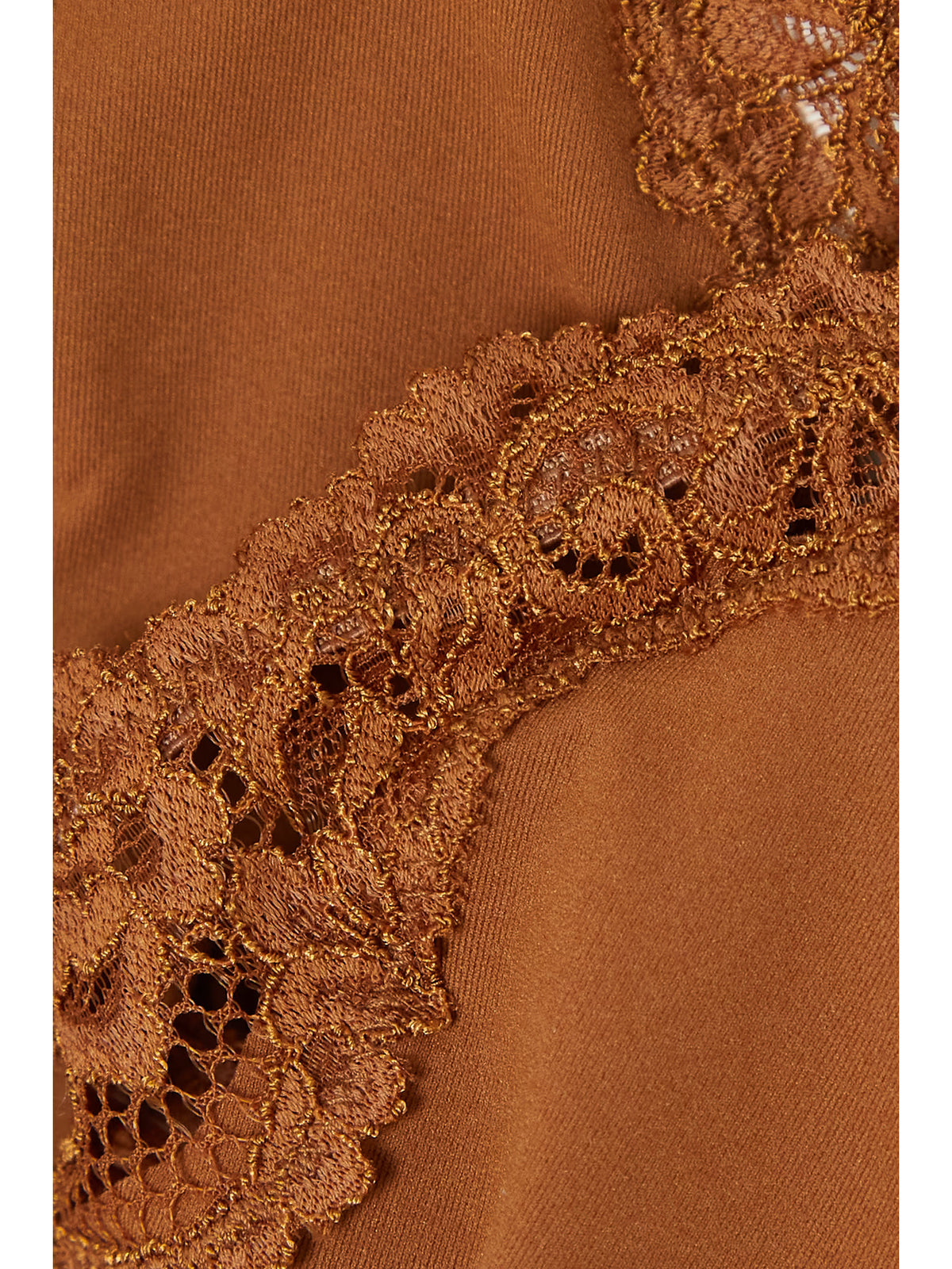SKIMS - Fits Everybody Lace Triangle Bralette - Bronze